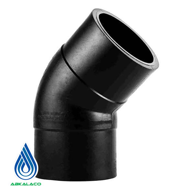 زانو 45 درجه جوشی پلی اتیلن پلی رود
